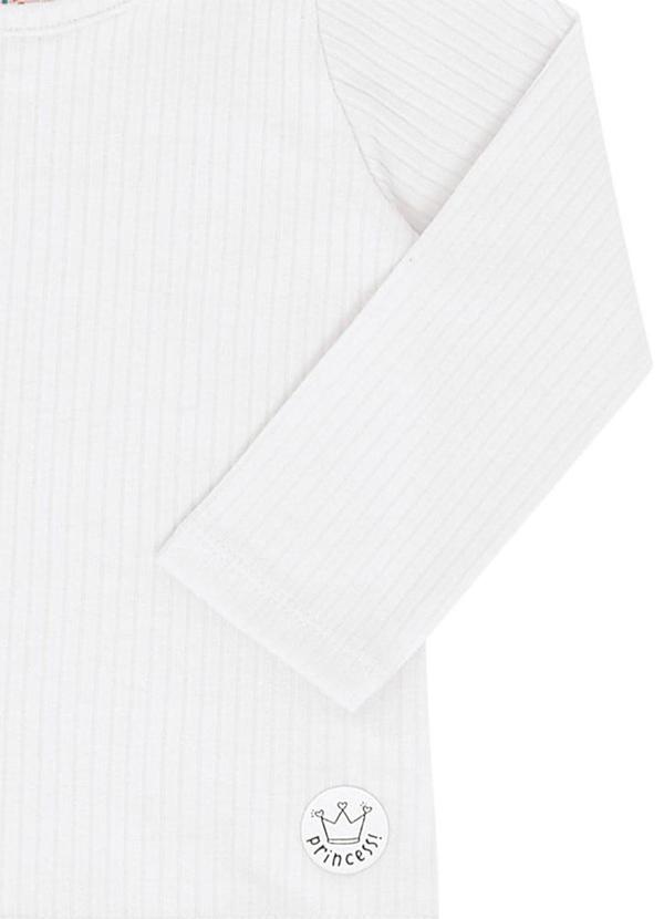 Pulla Bulla - Blusa Malha Canelada Menina Bege 2