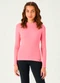 Pulla Bulla - Blusa Malha Canelada Verde - variação: Rosa