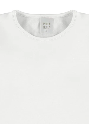 Pulla Bulla - Blusa Malha Térmica Branco - PULLA BULLA