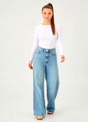Pulla Bulla - Blusa Malha Térmica Branco - PULLA BULLA