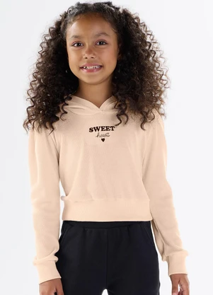 Pulla Bulla - Blusa Malha Waffle Rosa - PULLA BULLA