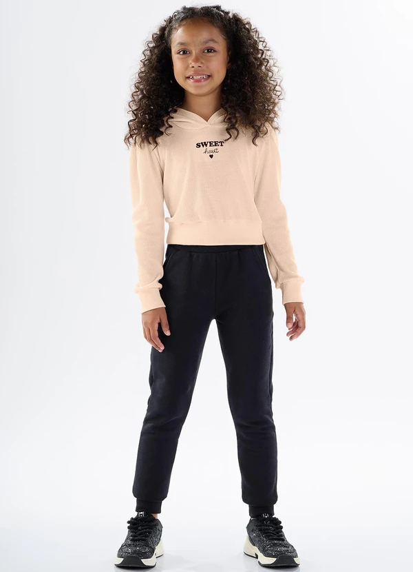 Pulla Bulla - Blusa Malha Waffle Rosa 2