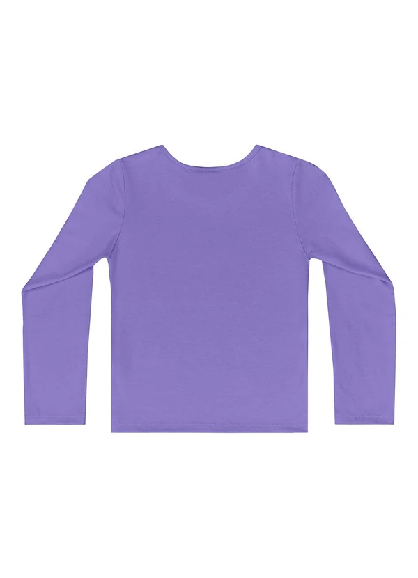Quimby - Blusa Manga Longa Básica para Roxo 2