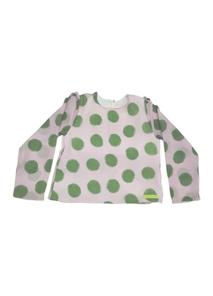 Lilica Ripilica - Blusa Manga Longa Bebê Verde - LILICA RIPILICA