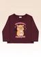 Fakini Kids - Blusa Manga Longa Bordo - variação: Bordo