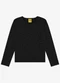 Rovi Kids - Blusa Manga Longa com Aplicação Strass Preto - variação: Preto