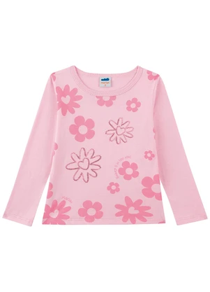 Marlan - Blusa Manga Longa com Bordado Lantejoula Rosa - MARLAN