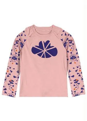 Lilica Ripilica - Blusa Manga Longa com Proteção Solar Menina Rosa - LILICA RIPILICA