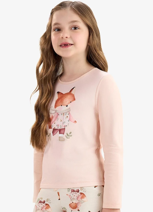 Rovi Kids - Blusa Manga Longa Cotton Bege 3