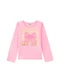 Marlan - Blusa Manga Longa em Meia Malha Penteada Rosa - variação: Rosa