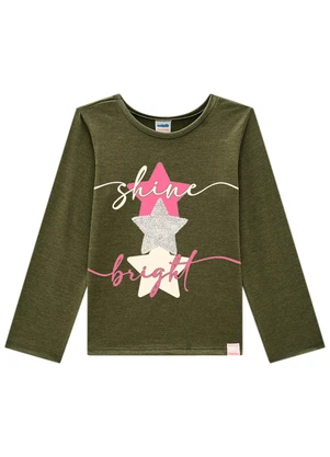 Marlan - Blusa Manga Longa em Meia Malha Penteada Verde - MARLAN