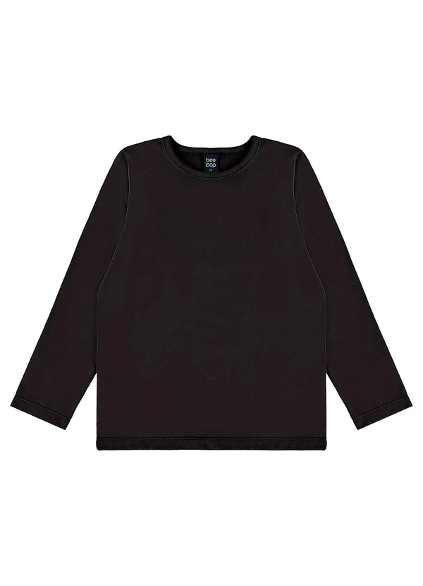 Bee Loop - Blusa Manga Longa em Meia Malha Preto