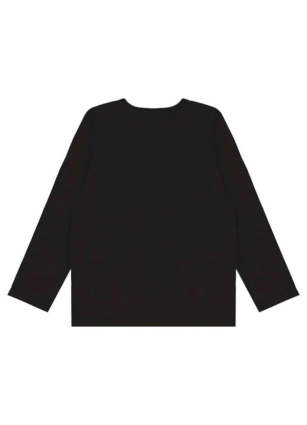 Bee Loop - Blusa Manga Longa em Meia Malha Preto 2