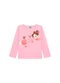 Marlan - Blusa Manga Longa em Meia Malha Verde - variação: Rosa