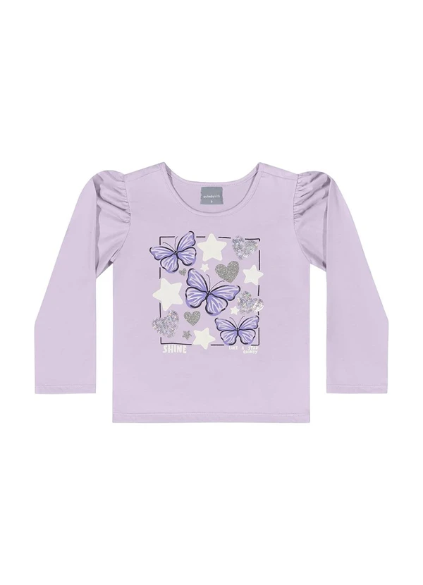 Quimby - Blusa Manga Longa em Meia Malha Roxo 3