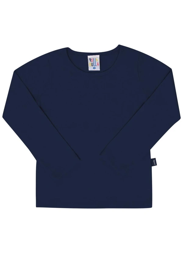 Pulla Bulla - Blusa Manga Longa Menina Azul