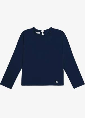 Trick Nick - Blusa Manga Longa Feminina Azul - TRICK NICK