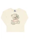 Pulla Bulla - Blusa Manga Longa Menina Bege - variação: Bege