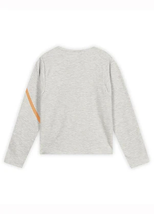 Lilica Ripilica - Blusa Manga Longa Feminina Cinza - LILICA RIPILICA