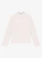 Rovi Kids - Blusa Manga Longa Feminina em Ribana Rosa - variação: Bege