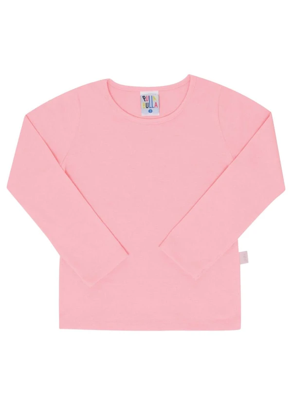 Pulla Bulla - Blusa Manga Longa Menina Rosa