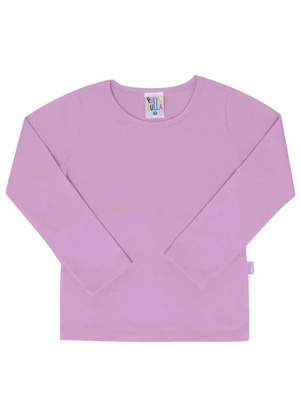 Pulla Bulla - Blusa Manga Longa Menina Roxo - PULLA BULLA