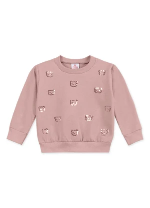 Marisol - Blusa Manga Longa Infantil Bege - MARISOL