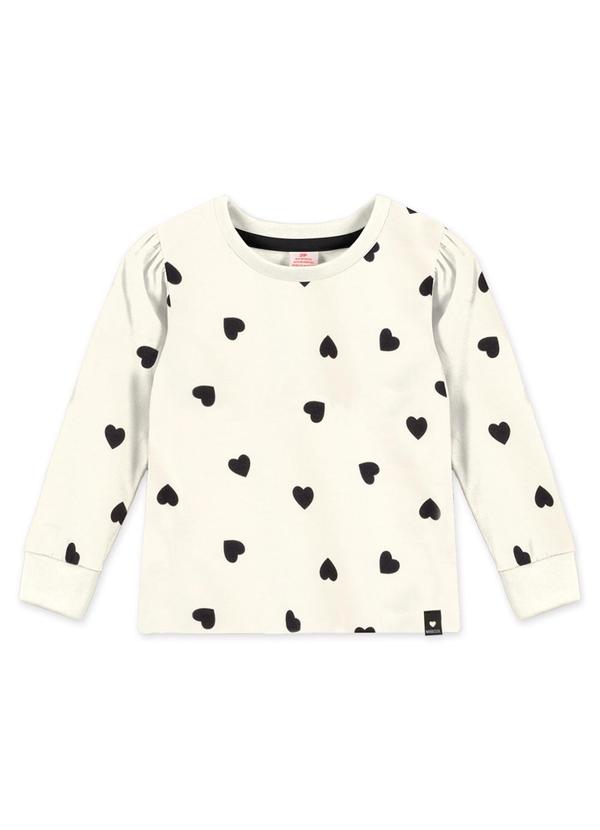 Marisol - Blusa Manga Longa Infantil Bege
