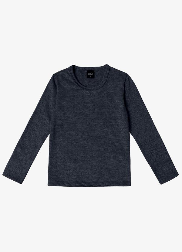 Select - Blusa Manga Longa Infantil Cinza