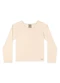 Quimby - Blusa Manga Longa Infantil em Cotton Branco - variação:  