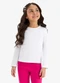 Rovi Kids - Blusa Preto - variação: Branco