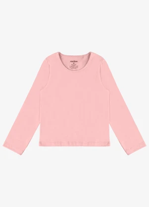 Rovi Kids - Blusa Manga Longa Infantil Feminina Rosa - ROVI KIDS