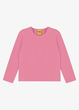 Rovi Kids - Blusa Manga Longa Infantil Feminina Rosa - ROVI KIDS