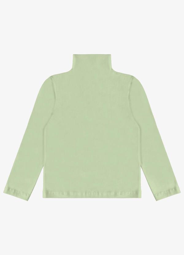 Rovi Kids - Blusa Manga Longa Infantil Gola Alta Verde