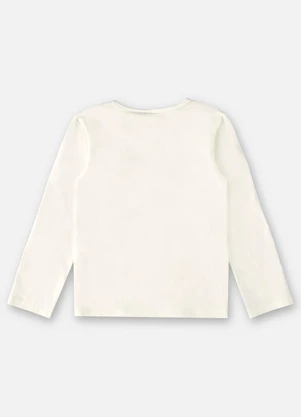 Up Baby - Blusa Manga Longa Infantil Off White - UP BABY