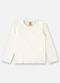 Up Baby - Blusa Manga Longa Infantil Menina Preto - variação: Off White