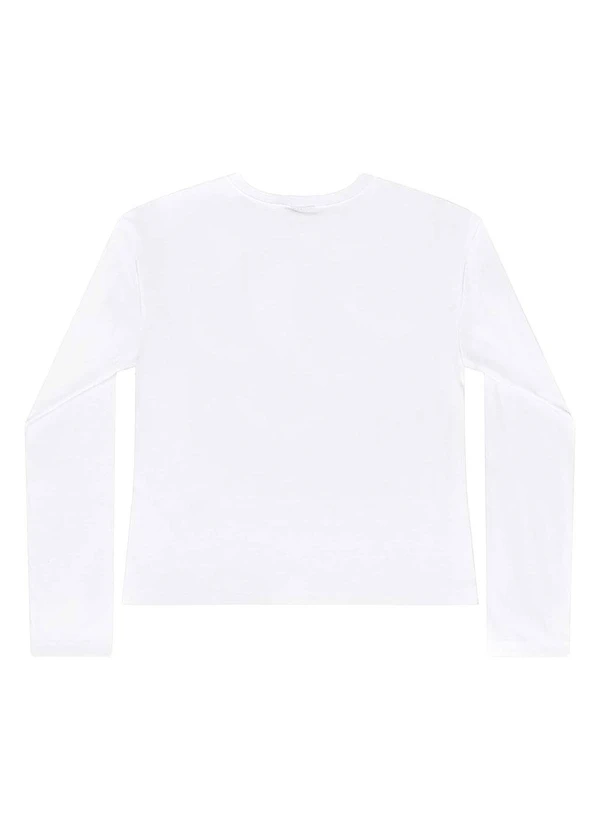 Gloss - Blusa Manga Longa Juvenil Branco 4