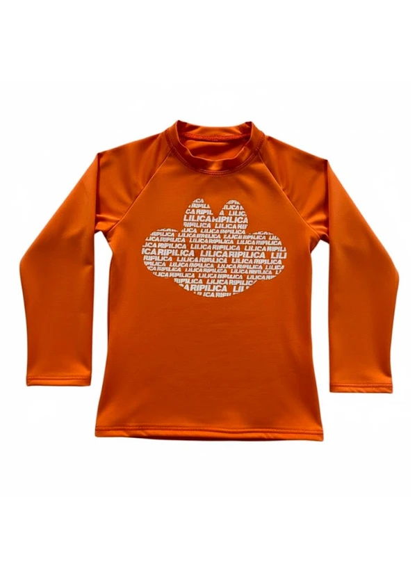 Lilica Ripilica - Blusa Manga Longa Laranja
