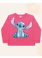 Fakini Kids - Blusa Manga Longa Lilo & Stitch Bege - variação: Rosa