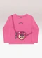 Fakini Kids - Blusa Manga Longa Lotso Bege - variação: Rosa
