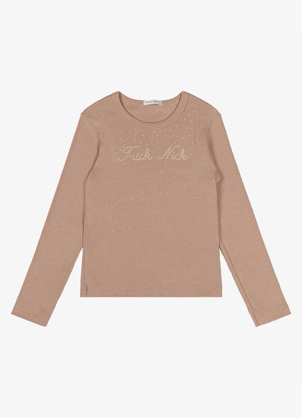 Trick Nick - Blusa Manga Longa Marrom 4