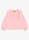 Rovi Kids - Blusa Manga Longa Meia Malha com Estampa Azul - variação: Rosa