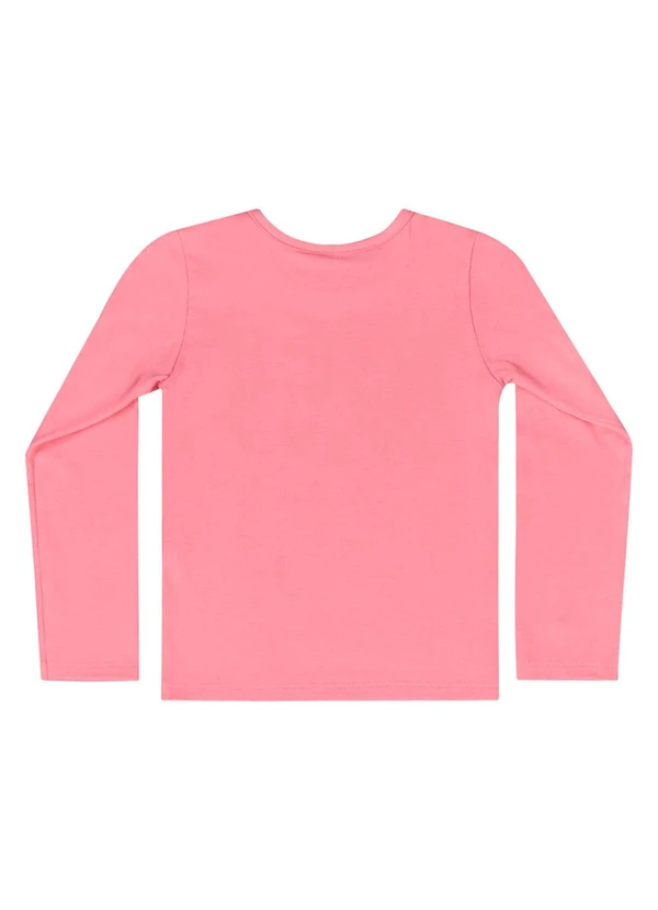Quimby - Blusa Manga Longa Menina Rosa 4