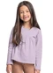 Quimby - Blusa Manga Longa para Menina Roxo - variação: Roxo