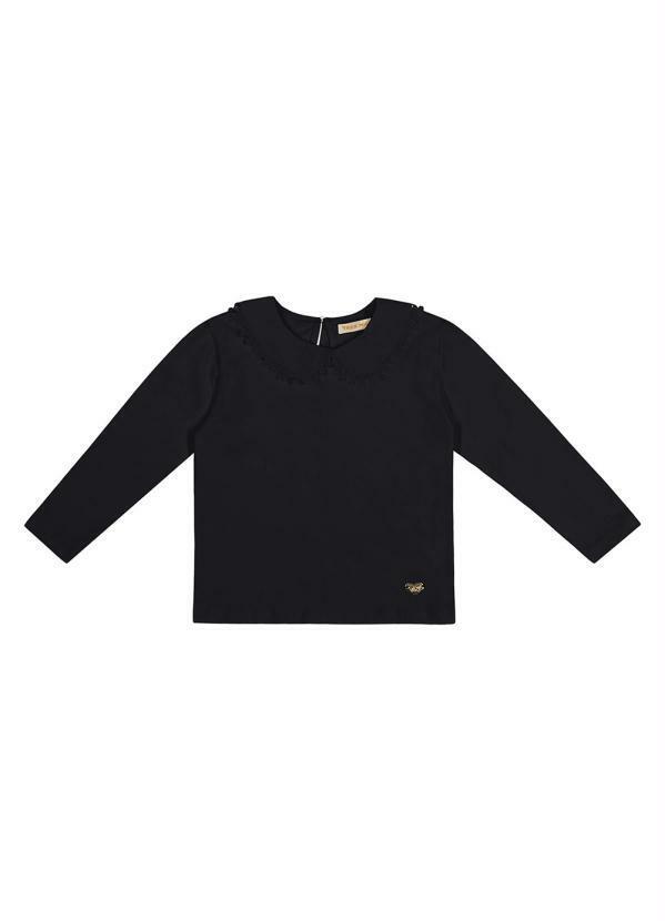 Trick Nick - Blusa Manga Longa Preto