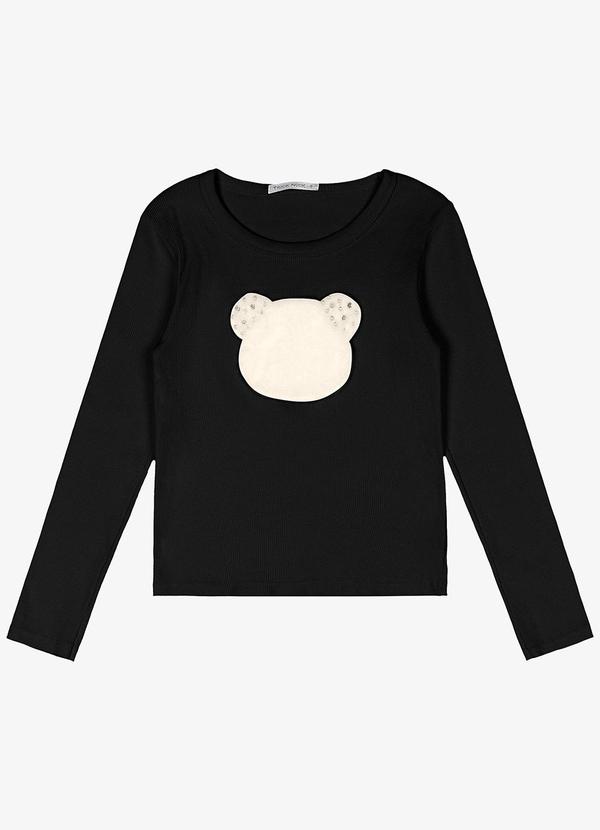 Trick Nick - Blusa Manga Longa Preto