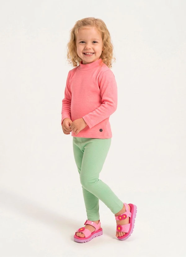 Marisol - Blusa Manga Longa Repelente a Água Rosa 3