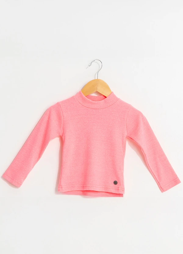 Marisol - Blusa Manga Longa Repelente a Água Rosa 4