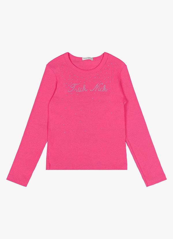 Trick Nick - Blusa Manga Longa Rosa