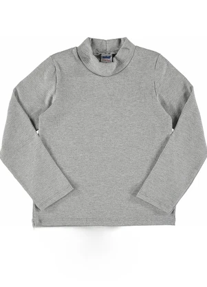 Marlan - Blusa Manga Longa Unissex em Punho Cinza - MARLAN